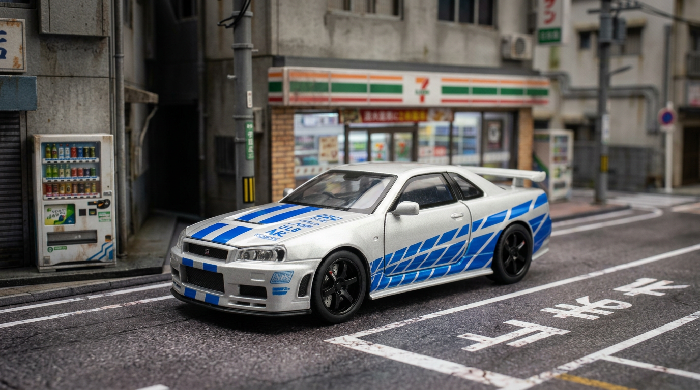 1:32 Nissan GT-R R34 Skyline